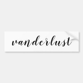 Vackerkampor spelar vandring = vanderlust bildekal