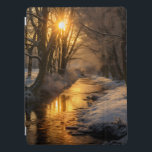 Vackerlandskap (AI) iPad Pro Skydd<br><div class="desc">Picturesque Winter Ligcape,  AI genererade digital konst.</div>