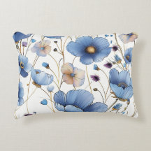 Vackerlig blå buskblomma