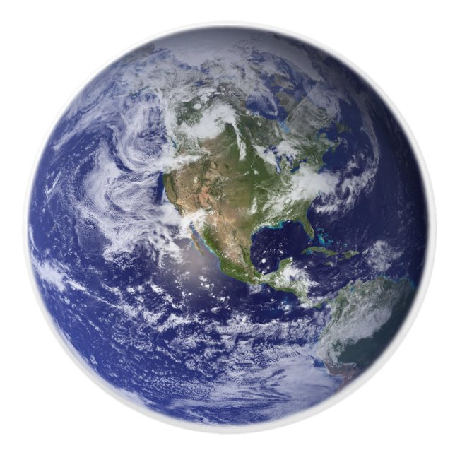 Vackerlig, blå jordsolsystemsplans hem knopp (Framsidan)