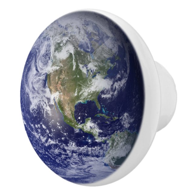 Vackerlig, blå jordsolsystemsplans hem knopp (Höger)