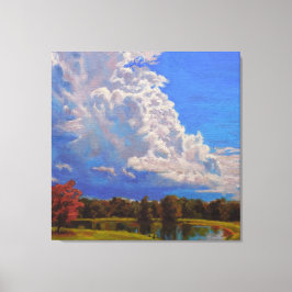 Vackerlig Farm Scene Canvastryck