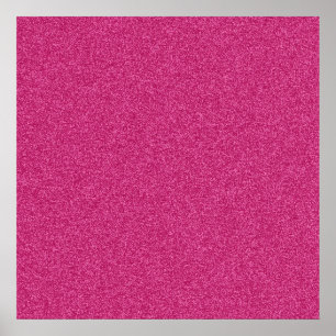Vackerlig, giftig shock rosa glitter poster