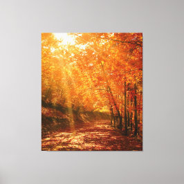 Vackerlig höst canvastryck