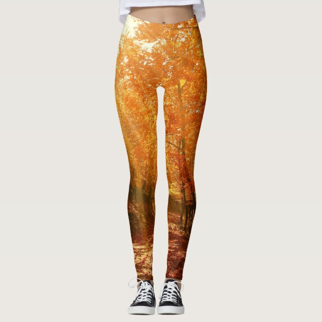 Vackerlig höst leggings (Framsida)