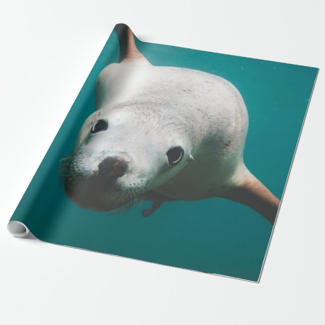 Vackerlig Lejon Presentpapper (Utrullad)