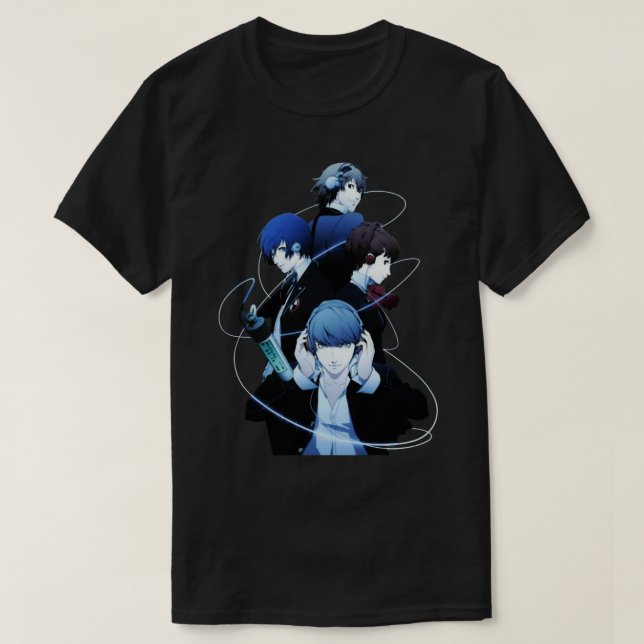 Vackerlig modell Shin Megami Tensei - Persona 4 Fa T Shirt (Design framsida)