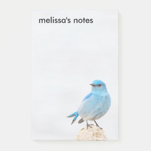 Vackerlig Mountain Bluebird Post-it Block