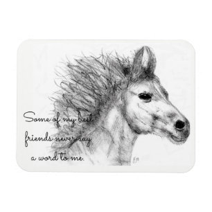Vackerlig Pencil Sketch Magnet