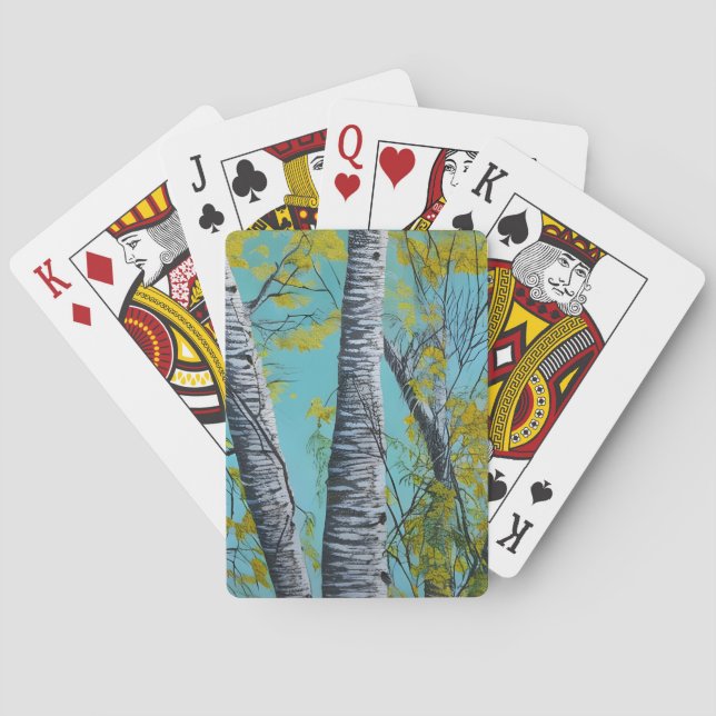 Vackerlig sommarBirch Casinokort (Baksidan)