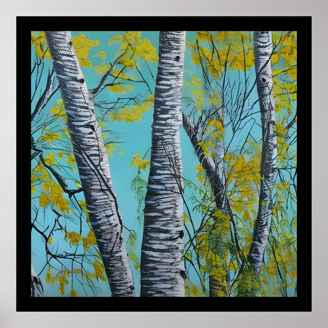 Vackerlig sommarBirch Poster (Framsidan)