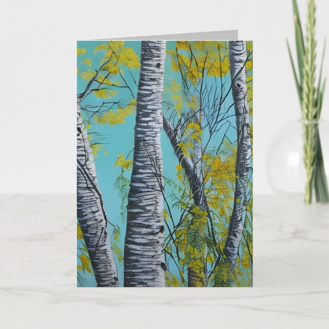Vackerlig sommarBirch Tack Kort (Framsida)