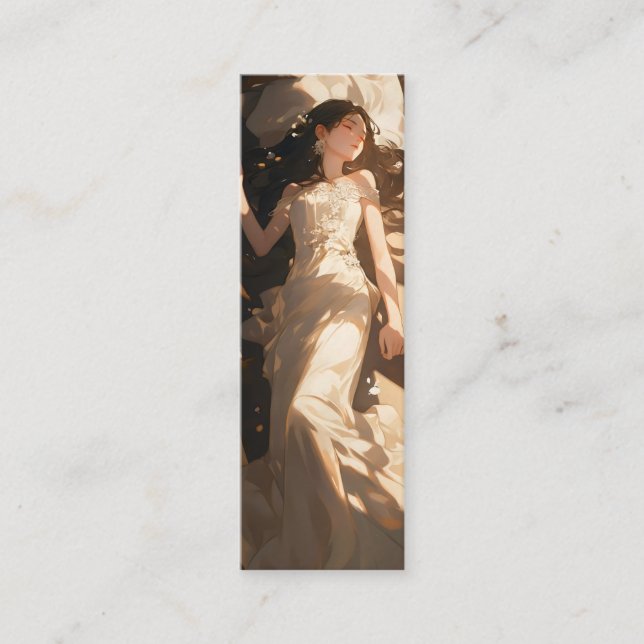 Vackerlig sömnbrud Anime Mini Visitkort (Framsida)