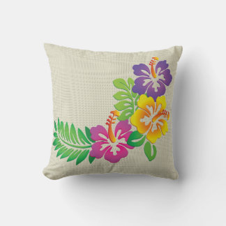 Vackerlig tropisk blomdyna Cushion Kudde