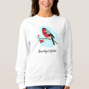 Vackerlig vinterbullfink t shirt