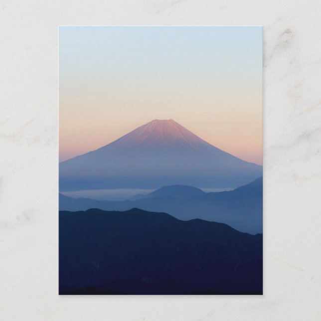 Vackerlig vy Mt. Fuji, Japan, Sunrise Vykort (Framsida)
