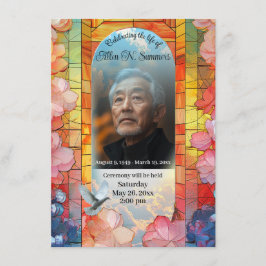 Vackerligt meddelande, fastfärgat glaskort tilläggskort