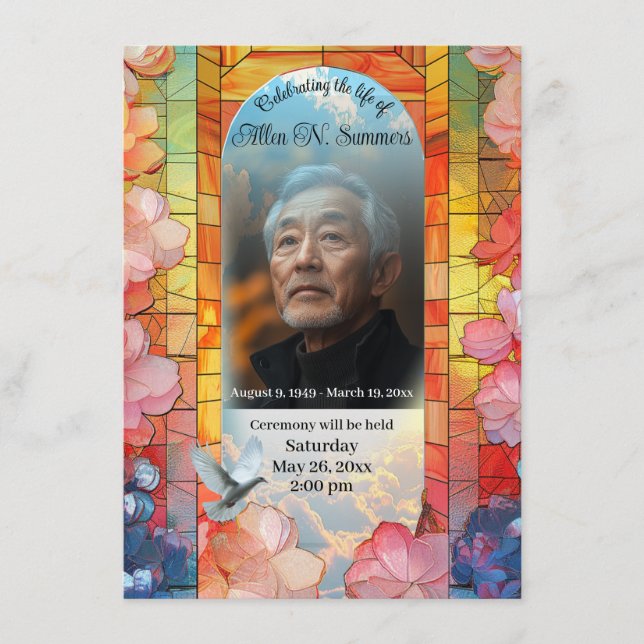 Vackerligt meddelande, fastfärgat glaskort tilläggskort (Framsida)