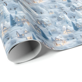 Vackert 3D-jultomten Presentpapper