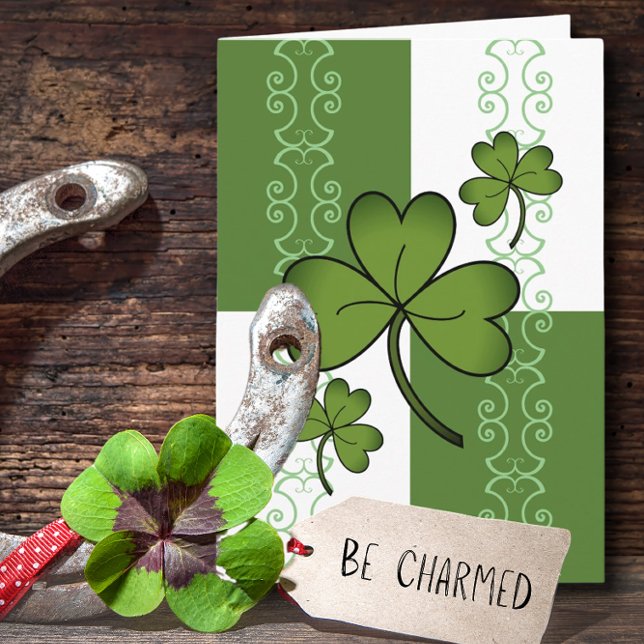 Vackert 5" x 7" St. Patrick's Day Greeting Card Kort (Skapare uppladdad)