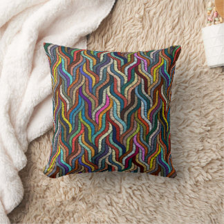Vackert African Ethnic Woven tryckt Kudde