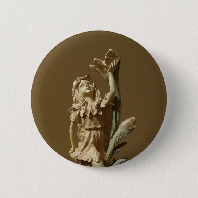 Vackert Angel Button Knapp (Framsida)