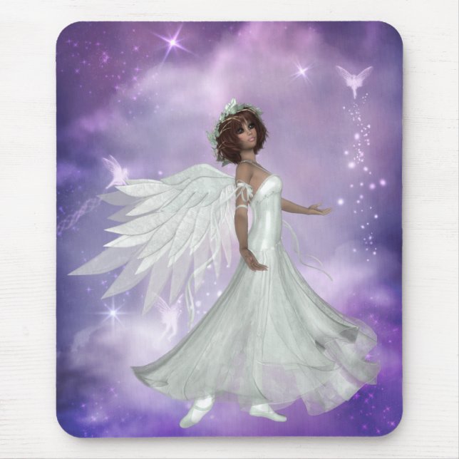 Vackert Angel Design 3 Mousepad Musmatta (Framsidan)