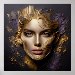 Vackert Ansikte - AI Regler Poster