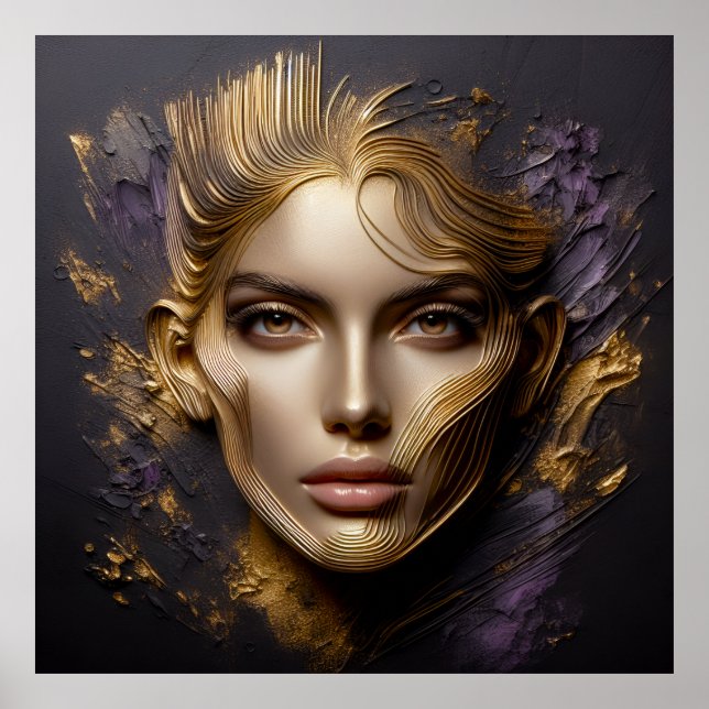 Vackert Ansikte - AI Regler Poster (Framsidan)