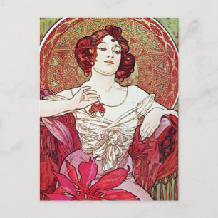 Vackert Art nouveau vykort