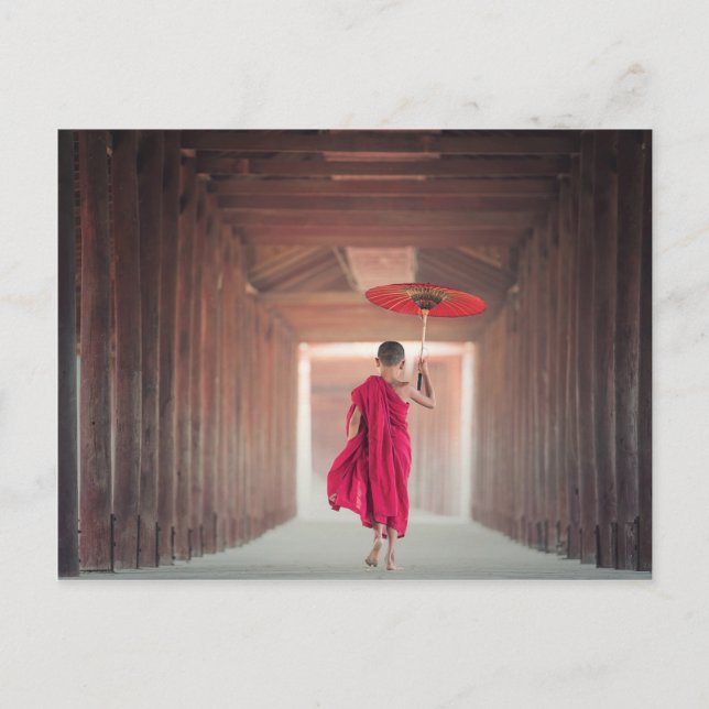 Vackert Asien Vykort (Framsida)