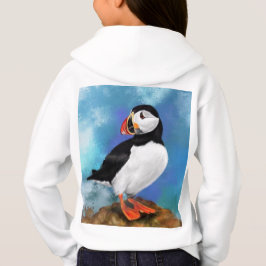 Vackert atlantiskt puffin Bird Painting Migment - T Shirt
