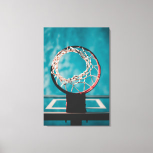 Vackert Basketball Artwork Canvastryck