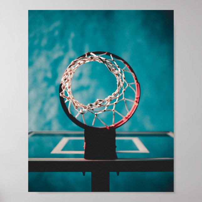 Vackert Basketball Artwork Poster (Framsidan)