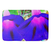 Vackert Bathroom Mat med Lila blommor