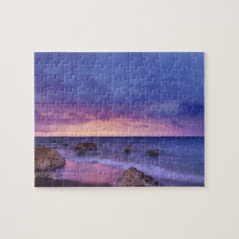 Vackert Beach Travel Photo Sunset Pussel