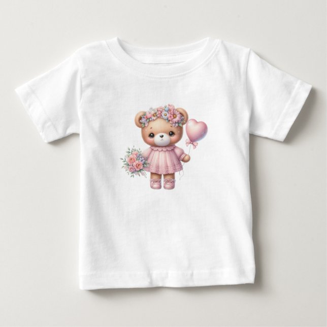 Vackert Bear T Shirt (Framsida)
