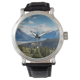 Vackert bergscenery armbandsur