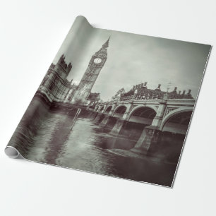 Vackert Big Ben House London Presentpapper