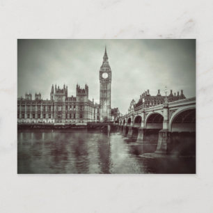Vackert Big Ben House London Vykort