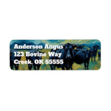 Vackert Black Angus Cattle