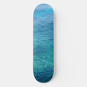 Vackert blått hav vinkara mini skateboard bräda 18,5 cm
