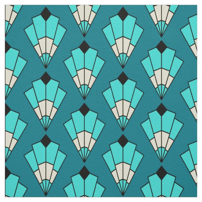 Vackert blått konsthandling tyg (Provkarta)