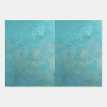 Vackert blått presentband