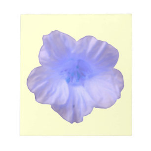 Vackert Blue Nasturtium-Anteckningsblock Anteckningsblock
