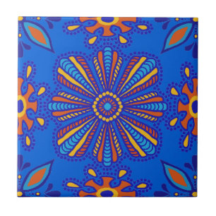 Vackert Boho Talavera Tile Kakelplatta