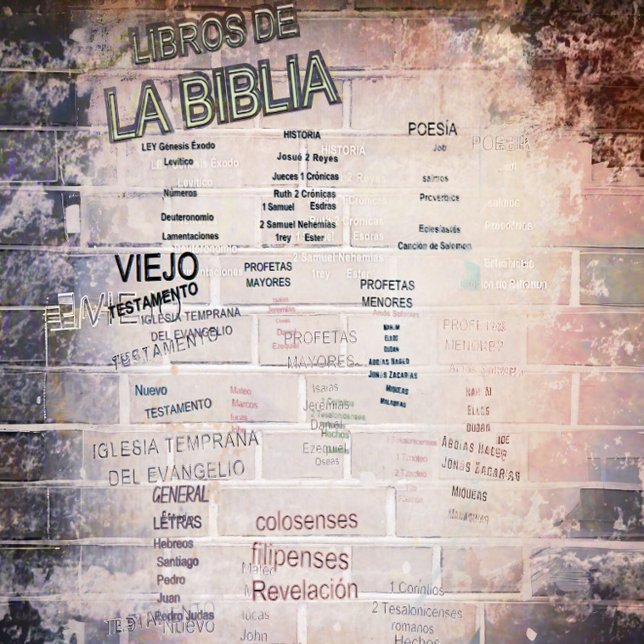 Vackert Bokar i en tegelvägg Poster (Skapare uppladdad)