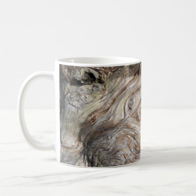 Vackert borrträ Nature's Artwork Kaffemugg (Vänster)
