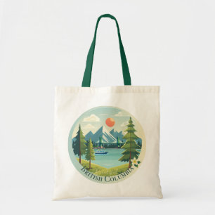 Vackert British Columbia Tygkasse