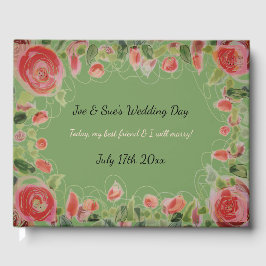 Vackert Bröllop Guest Bok